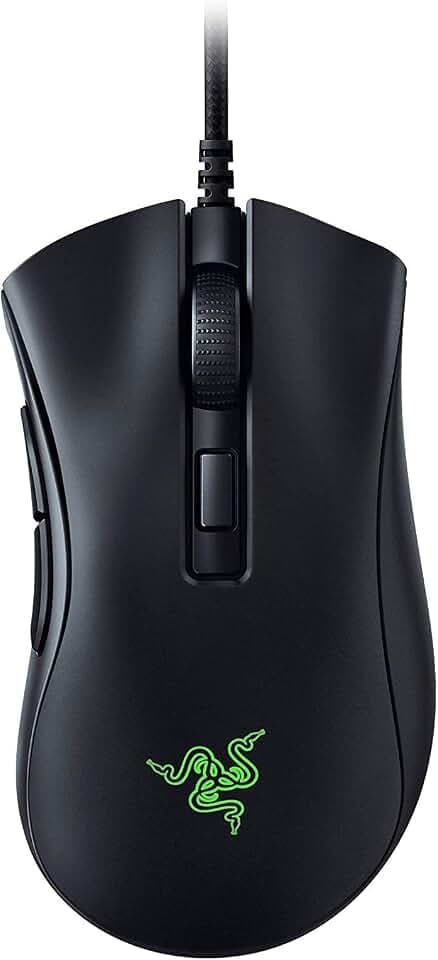 Razer DeathAdder v2 Mini Gaming Mouse: 8500K DPI Optical Sensor - 62g Lightweight Design - Chroma RGB Lighting - 6 Programmable Buttons - Anti-Slip Grip Tape Included - Classic Black