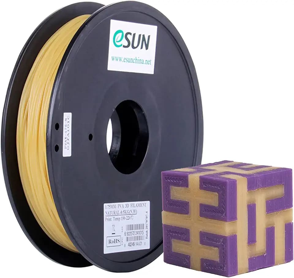 eSUN Wasserlösliches PVA Filament 1.75 mm, Natürlich, 1KG