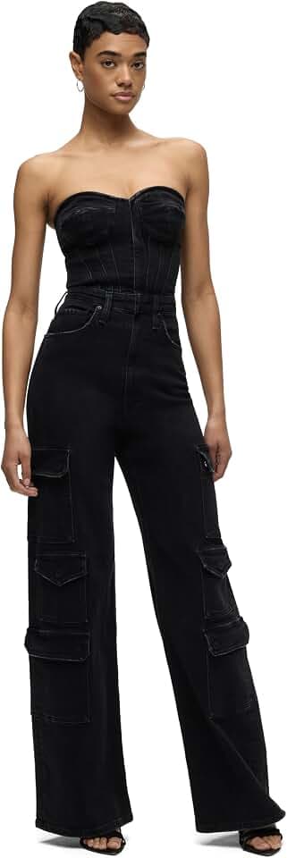 HUDSON Women's Bustier Cargo Jumpsuit