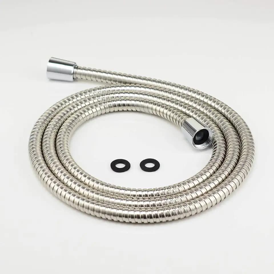 Purelux Shower Hose, 80 Inches Universal Handheld Showerhead Hose Made of Stainless Steel, Polished Chrome Finish