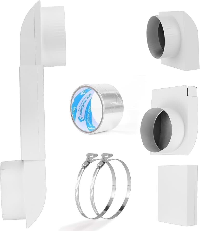 Periscope Dryer Vent, Adjustable 6.5" to 12" Two Fixed Sizes