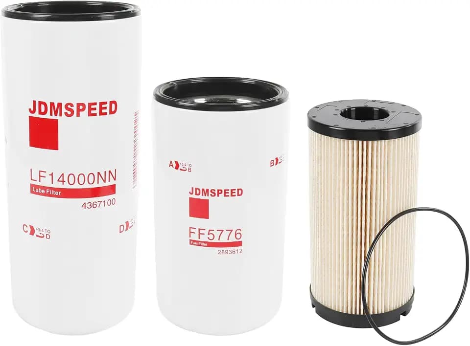 LF14000NN FF5776 K37-1029 Oil Fuel Filter Compatible with Cummins ISX15