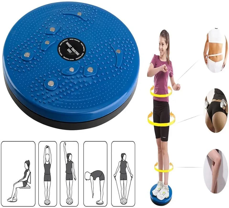 Twist Taille Torsionsscheibe Brett Aerobic-Übung Fitness Fußreflexzonenmassage Magnete Balance Board Fitnessausrüstung
