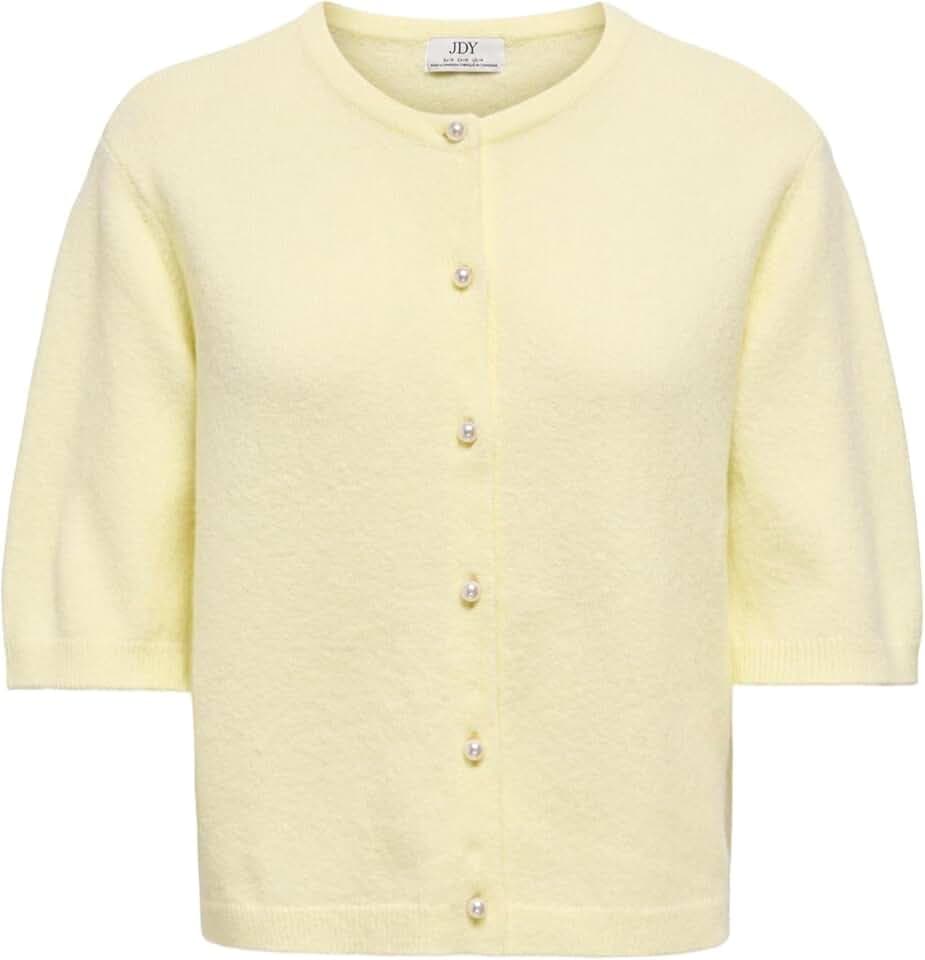 JDY Damen Jdyrue Life 2/4 Pearl Cardigan KNT