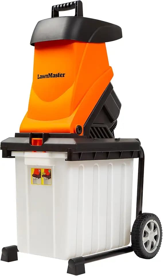 LawnMaster Electric Wood Chipper 1.8'' Cutting Diameter with Bin, FD1504