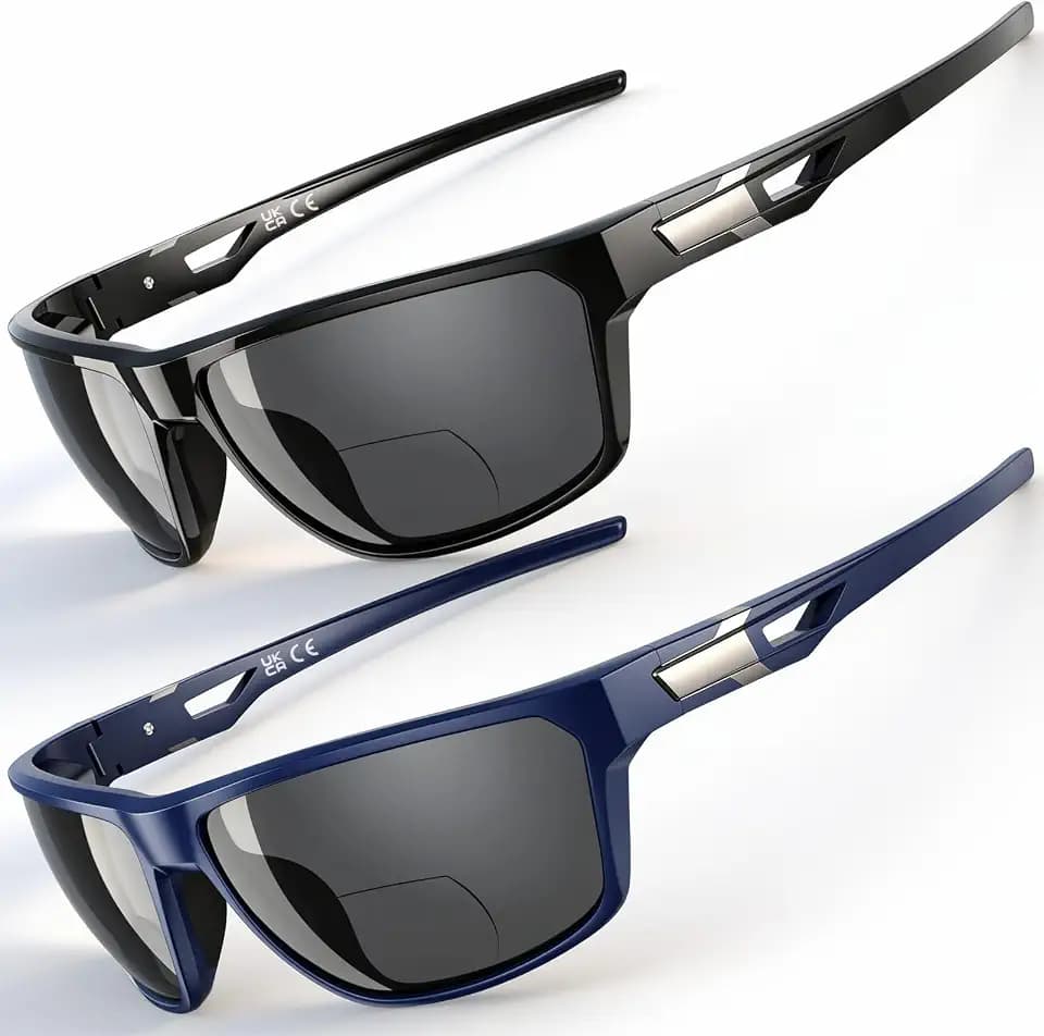 LianSan Sports Bifocal Sunglasses for Men Women with UV Protection