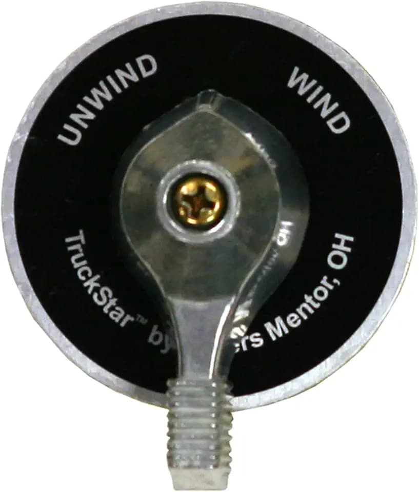 Buyers Products SW710 50 Amp Rotary Tarp Switch for Dump Bodies and Trailers, Momentary ON-Off-ON Wind and Unwind Control, Zinc-Plated Steel Case, Silver Contacts, Includes Direction Plate