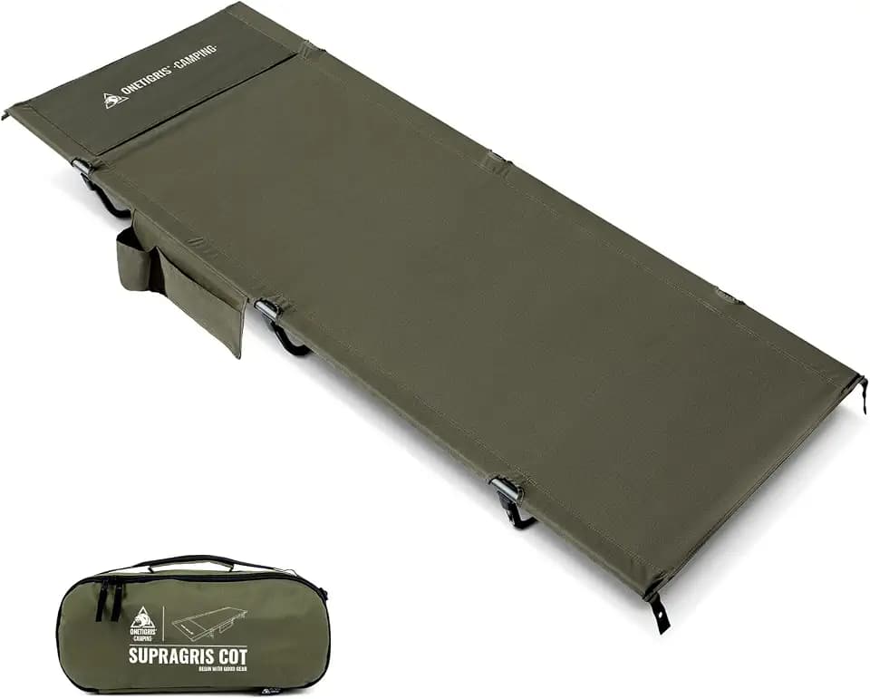 ONETIGRIS SUPRAGRIS Camping Cot, Ultralight & Compact, Support Up to 400lbs
