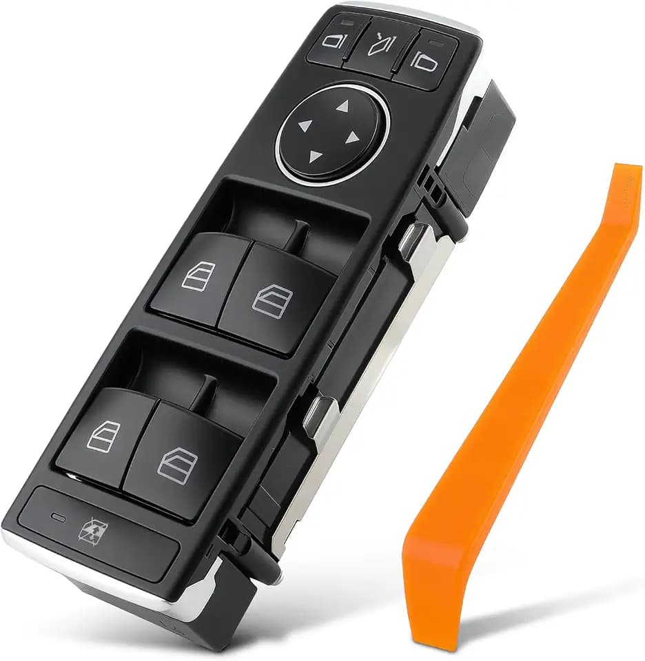 AUTOKAY Power Window Master Switch Fit for Mercedes-Benz CLA250 CLA45 AMG A200 A250 GL350 GL450 GL550 ML250 ML400 ML500 ML63AMG ETC. Driver Side Control Door vidrios Master Switch. Replace 1669054400