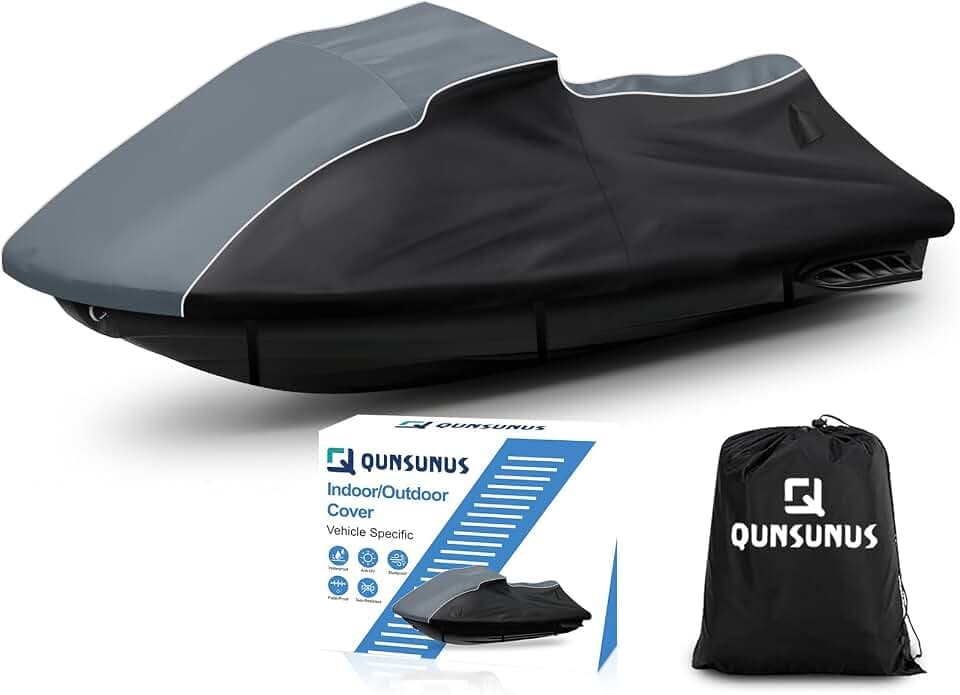 QUNSUNUS Jet Ski Cover for SeaDoo GTS, GTI, GTISE, GTI Limited 2011-2019