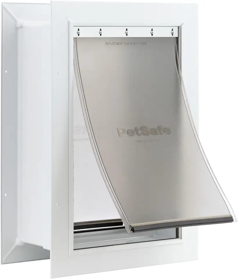 PetSafe Wall Entry Pet Door, Telescoping, Dogs up to 15 lb, Small