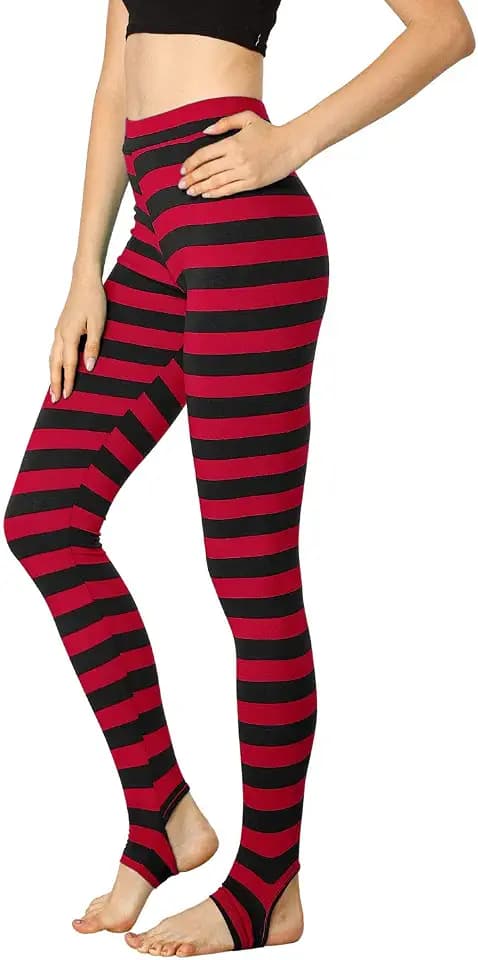Allegra K Damen Legging Steigbügel Hose Elastisches Hosenbund Stirrup Trousers Jogginghose