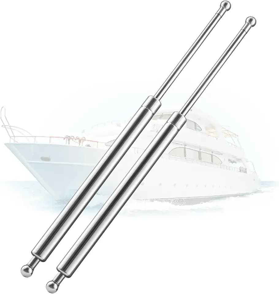 ARANA Stainless Steel Gas Struts 20 inch 80 Lbs, Marine Boat Hatch Shocks