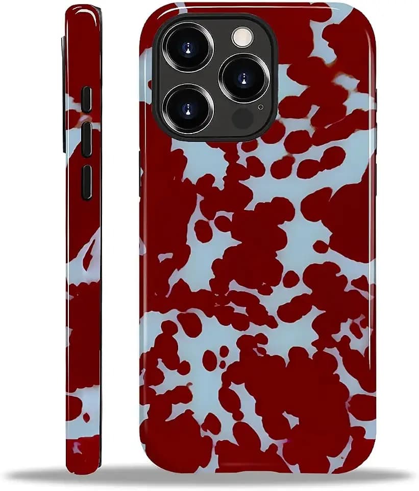 Compatible with iPhone 15 Pro Case,Dual-Layer Protection,Hard Shell with Silicone Interior,Slim Scratch Resistant Shockproof for Woman Men-Tortoise Print