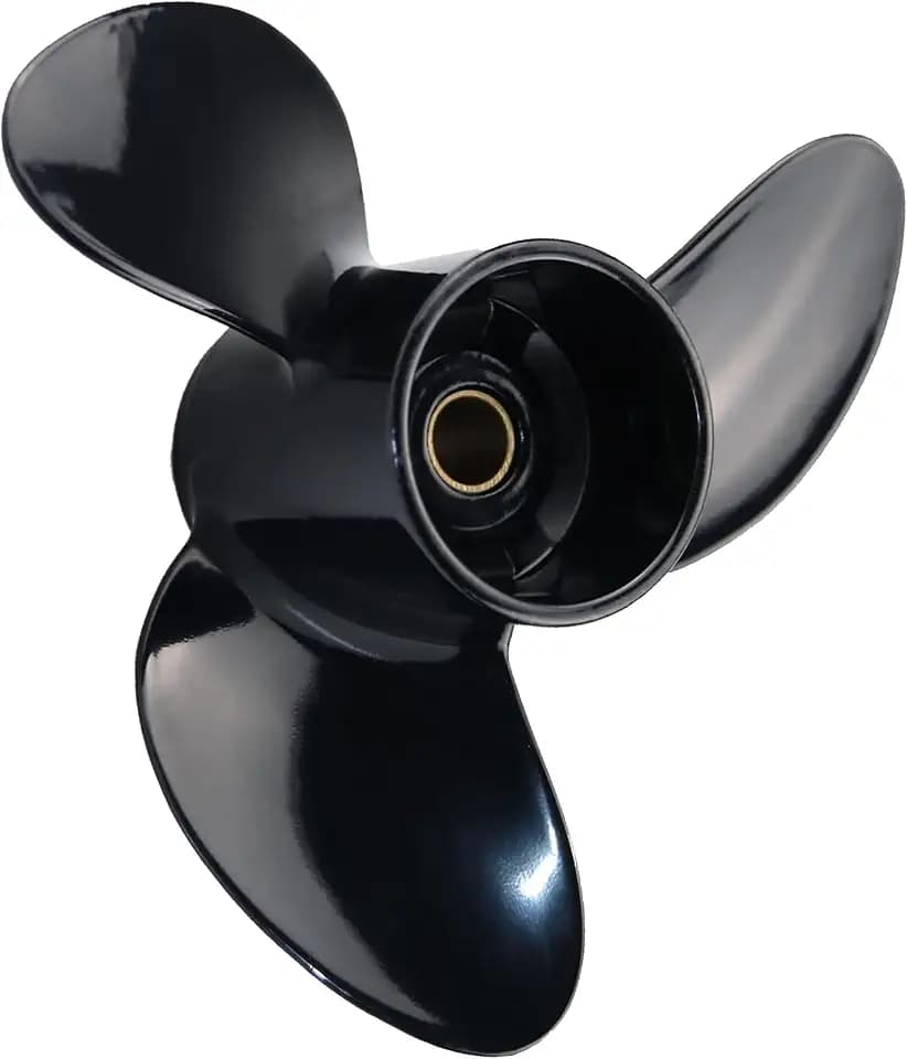 Boat Propeller 12 Spline 8.5 x 9 for Tohatsu Nissan 8 9.8 Mercury 8 9.9 HP Outboard Engines, 8.5x9 (8 1/2x9) Pitch Replace 8.9x9.5 Aluminum Boat Motor Props, OEM Number: 3B2B64519-1, 3 Blades, RH