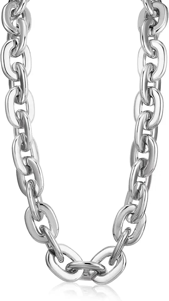 Remuuly Halloween Plastic Chain Necklace Chunky Hip Hop