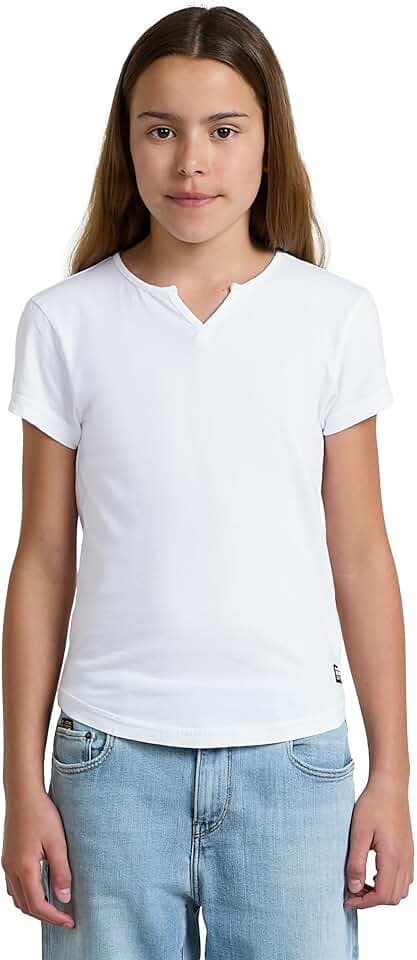 G-Star Mädchen Micro Placket Slim T G Shirt