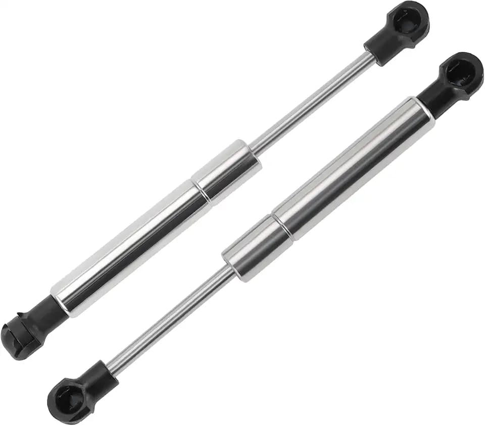 Motoforti 7.5inch/190mm 10lb/45N/5kg Stainless Steel Lift Support Struts Marine Boat Hatch Gas Springs Plastic End Fitting 2 Pcs