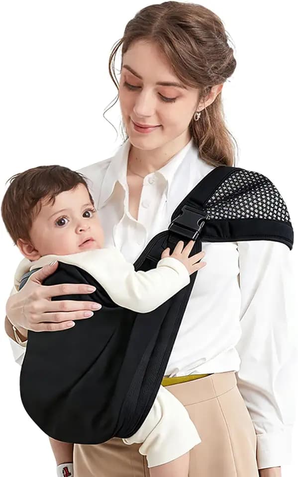 Tragetuch Baby Neugeborene ab Geburt bis 15kg Gefaltet nur 12 cm