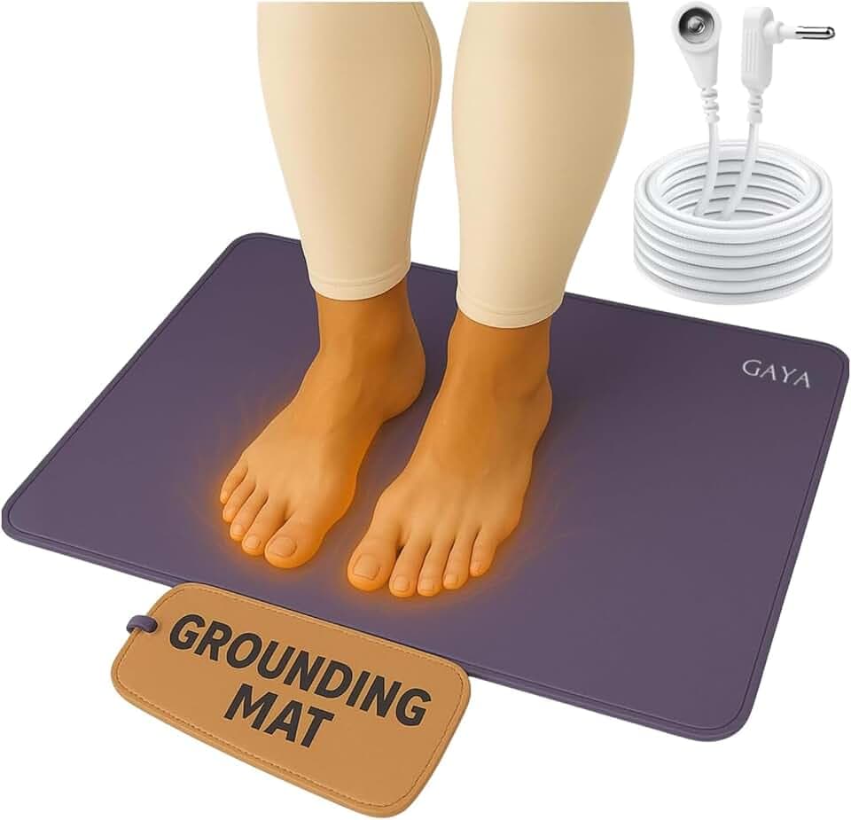 GAYA Grounding Mat for Feet, Sleep & Pain Relief, 24x16 Earthing Mat