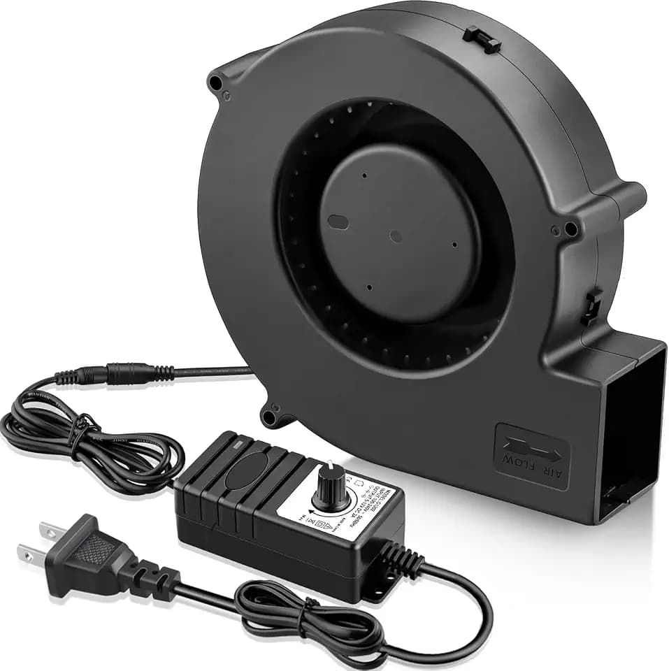 GDSTIME 140mm x 40mm Variable Speed Blower Fan, 110V 120V AC Powered 1440