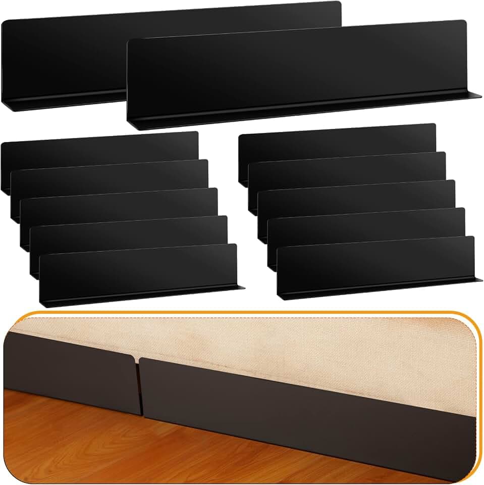 Treela 12 Pcs Under Couch Blocker for Pets Adjustable Furniture, 4.7 Inch