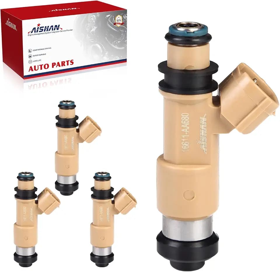 4PCS Fuel Injectors 12 Holes Compatible with Subaru Impreza 2.5L 2005-2011