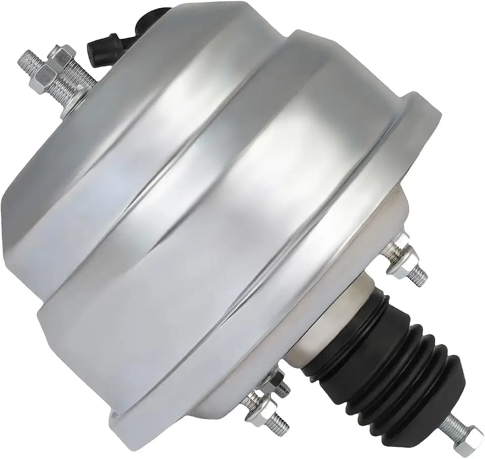 SCITOO Universal 8" Dual Diaphragm Power Brake Booster Fit for Chevy