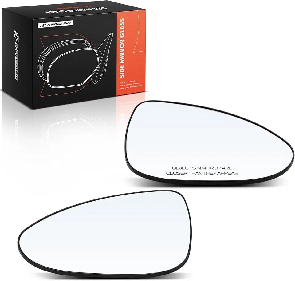 A-Premium Driver and Passenger Side Heated Power Mirror Glass