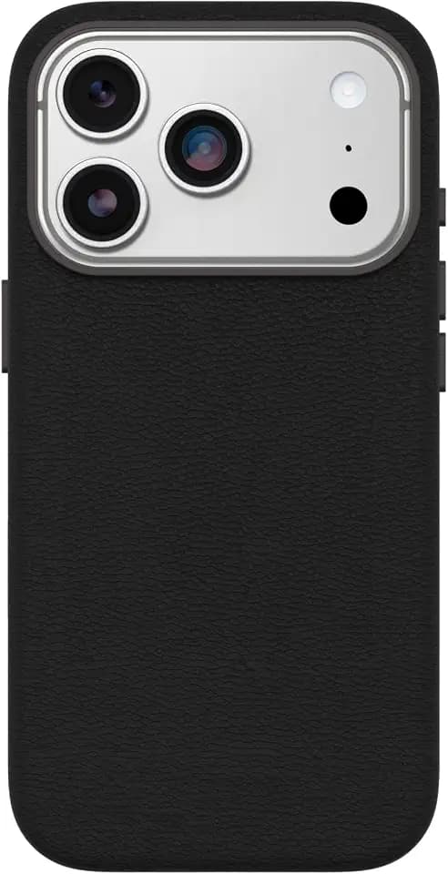 OtterBox iPhone 18/17 Pro Symmetry Series Cactus Leather - Noir Ash Black