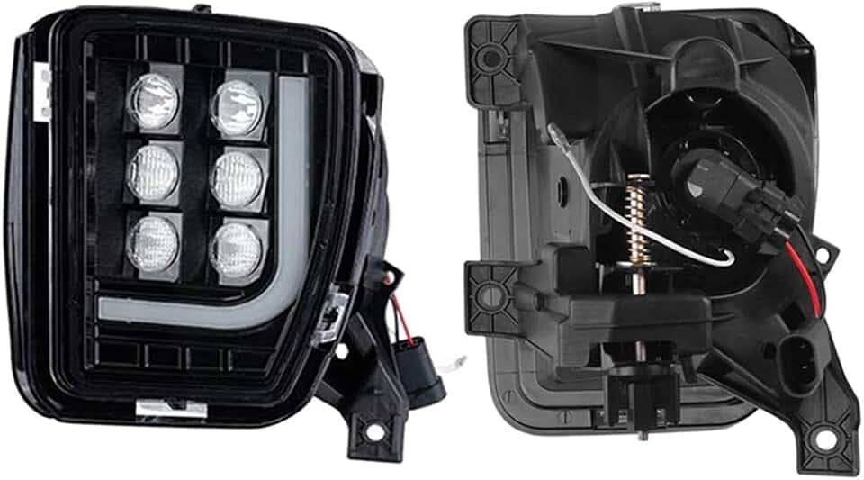 Auto-Frontstoßstange Nebelscheinwerfer Montage Mit Hellen LED DRL LED Nebel-Treibendes Licht Für Dodge Ram 1500 2500 2013-2018