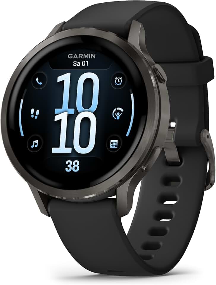Garmin Venu 4, 41 mm, GPS-Fitness-Smartwach, Schwarz/Schiefergrau