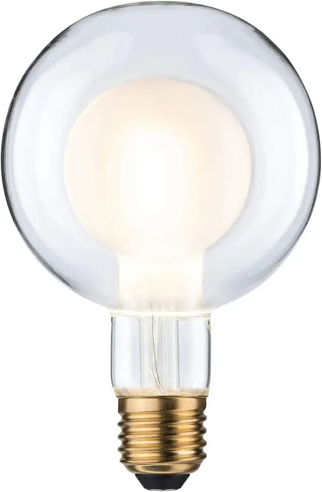 Paulmann 28768 LED Lampe Inner Shape G95 Globe 4W dimmbar Leuchtmittel Matt effizientes Licht Warmweiß 2700K E27