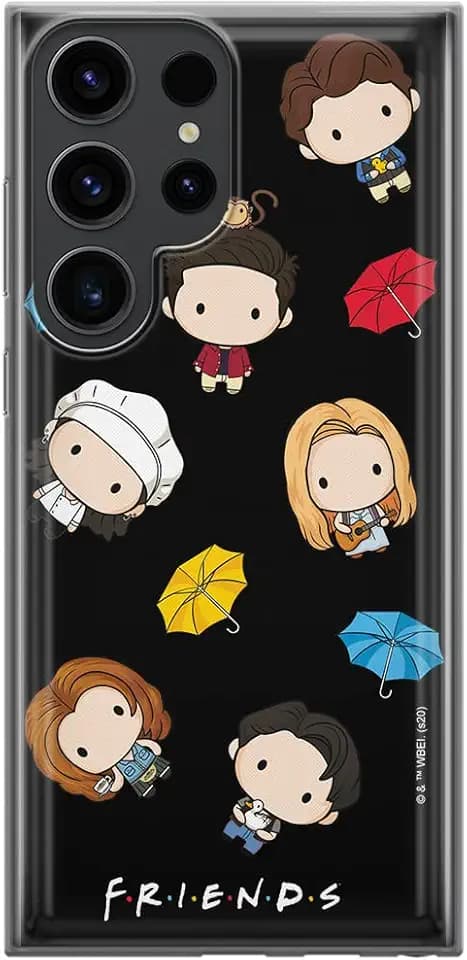 ERT GROUP Handyhülle für Samsung S23 Ultra Original und offiziell Lizenziertes Friends Muster 013 optimal an die Form des Handy angepasst, hülle aus TPU