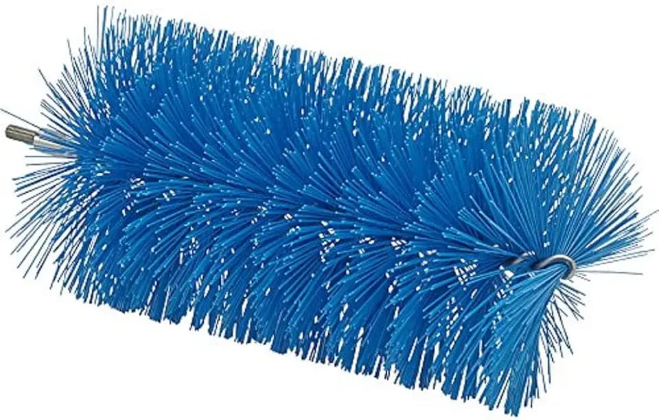 Vikan - Hygiene - Rohrbürste - Für flexibles Kabel - Mittelfeste Borsten - Blau - 90mm