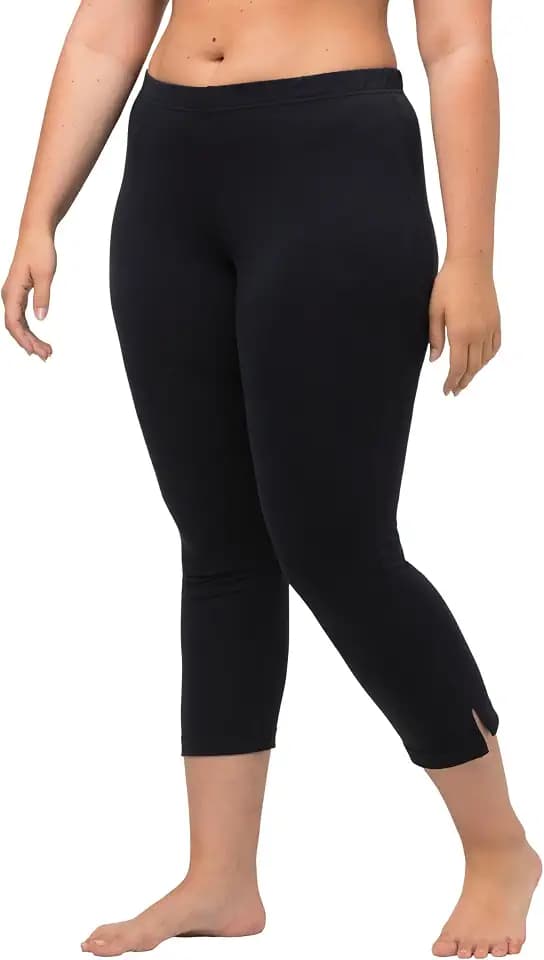 Ulla Popken Damen Hose Caprihose