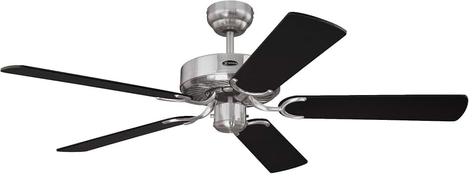 78370 Cyclone 132 cm, Deckenventilator, gebürsteter Stahl