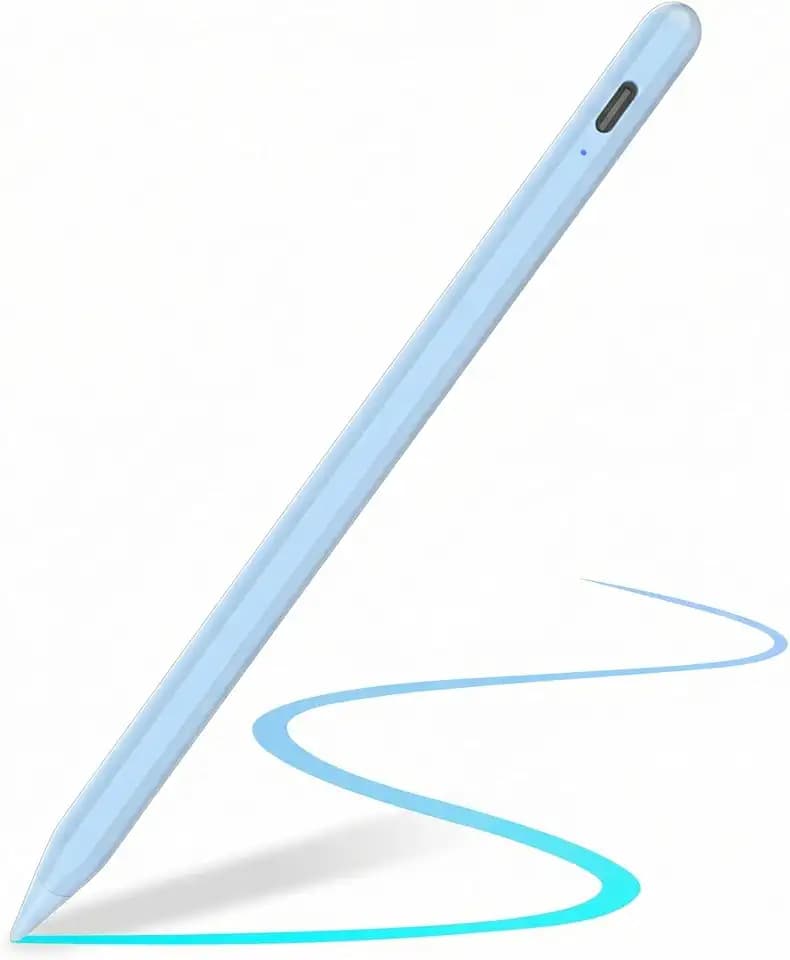 TQQ Stift für Apple iPad(2018-2025), Hochpräziser iPad Pencil mit Palm Ablehnung, Kompatibel mit A16/10-6 Gen, Air 7/6/5/4/3, Pro M4/M3/M2/12.9"/11'', Mini 5/6/7