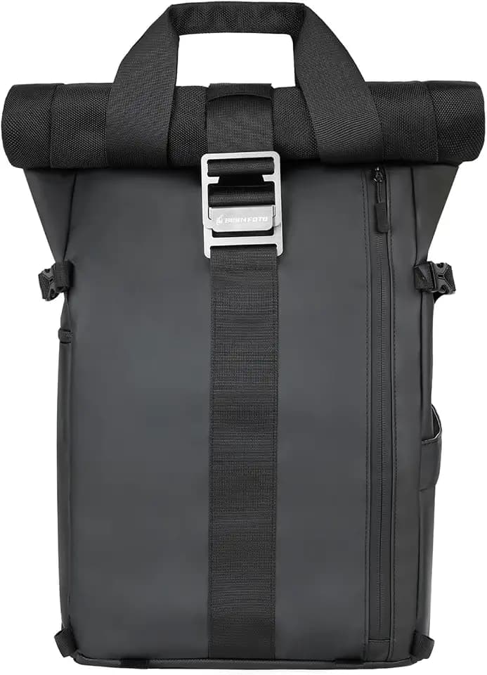 Besnfoto Camera Backpack Waterproof Camera Bag Satchel for Photographer DSLR SLR Mirrorless with Laptop Compartment and Rain Cover
