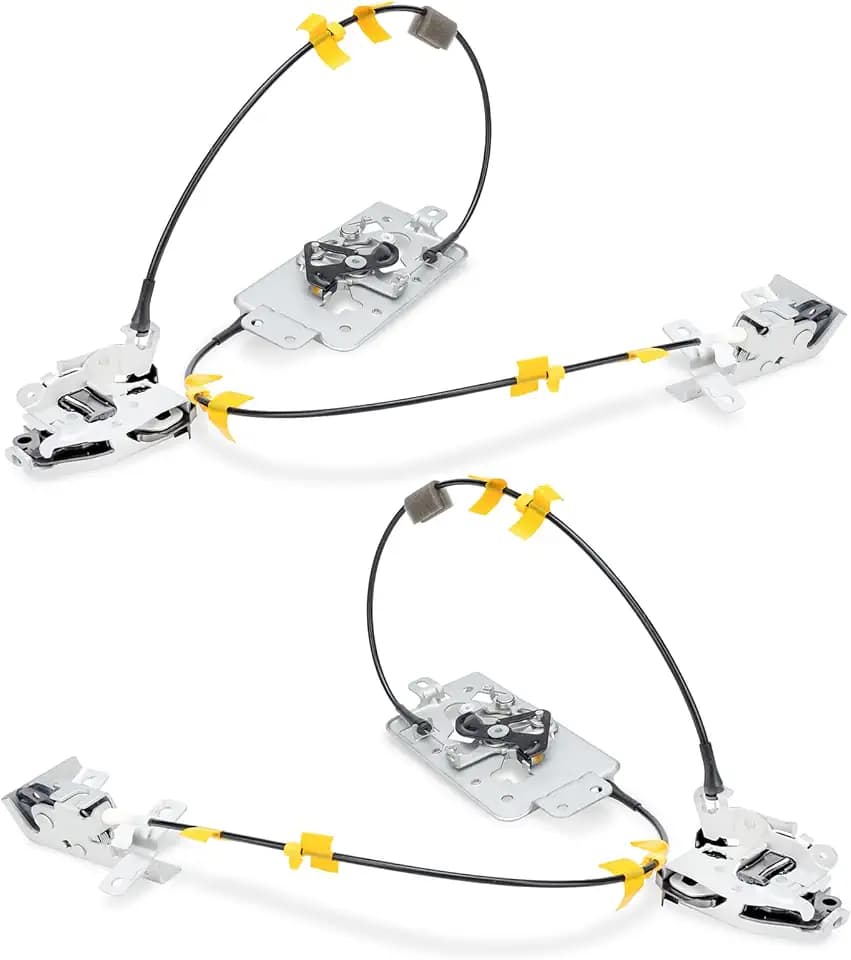 Rear Door Lock Latch Cable Assembly Fit Ford F150 F-150 Super Extended Cab 2004 2005 2006 2007 2008 Back Left Driver Right Passenger 8L3Z18264A00B 6L3Z18264A00B 8L3Z18264A01B 6L3Z18264A01B