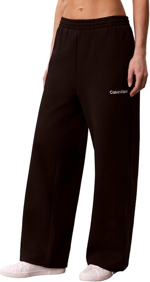 Calvin Klein Women's Brushed French Terry Straight Leg Joggers