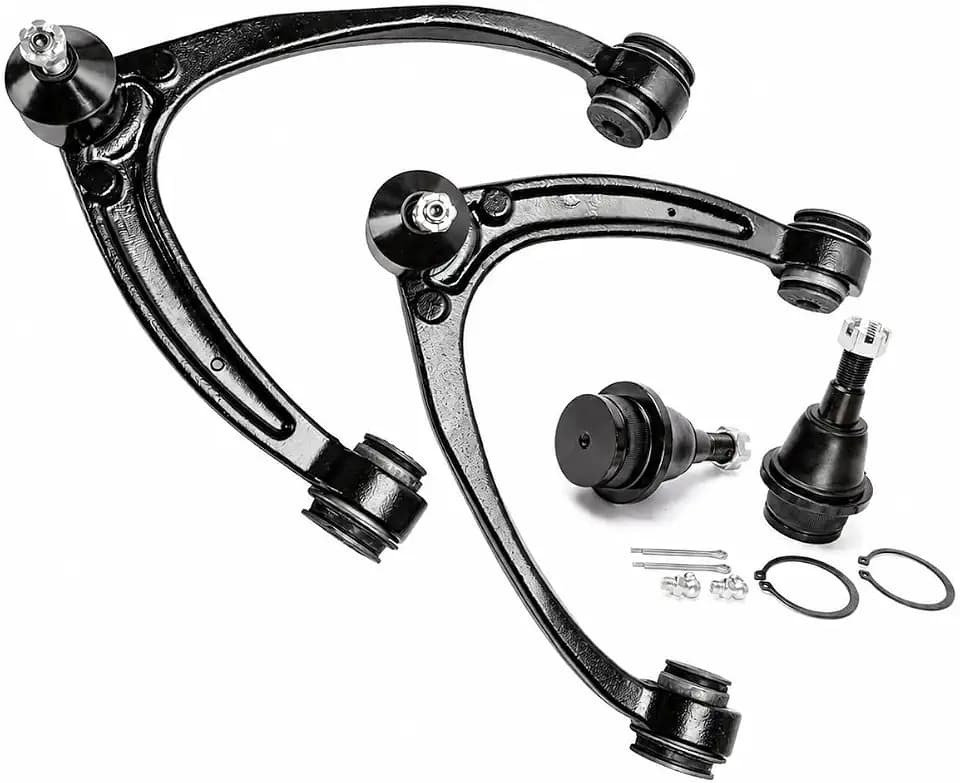 Front Upper Control Arm with Ball Joint Suspension Kit Fit for 2007-2016 GMC Sierra Chevrolet Silverado 1500 2007-2013 Suburban Avalanche Tahoe Escalade Yukon K80669 K80670 K6541-4pcs