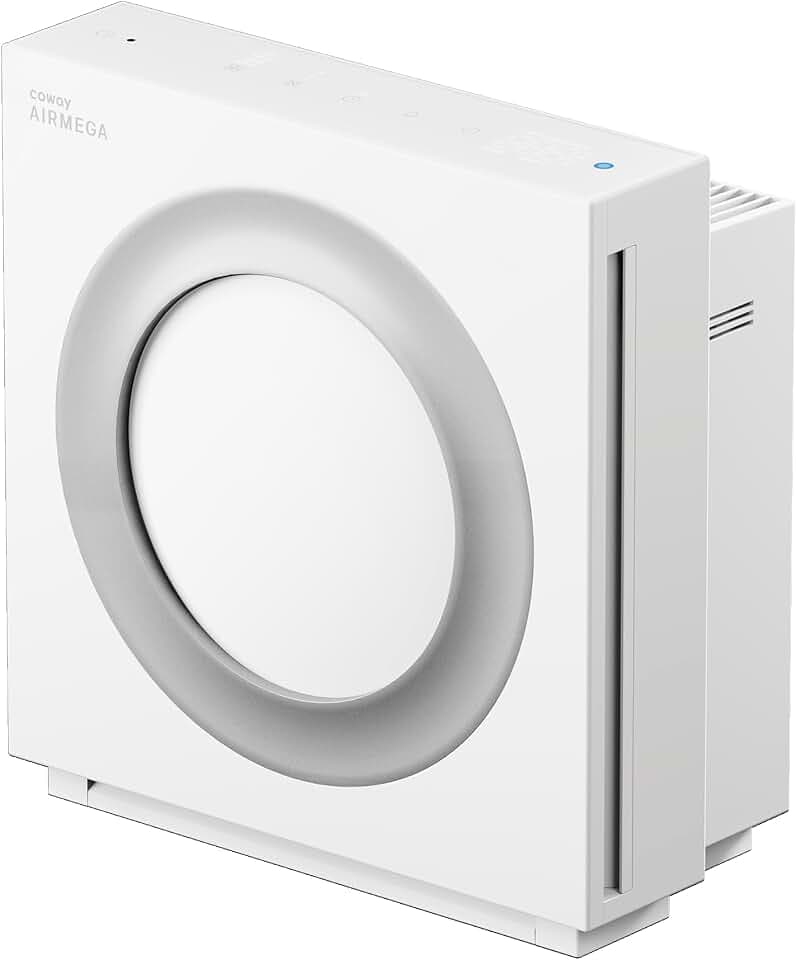 COWAY Airmega Mighty2 Air Purifier, Next Gen of AP-1512HH, for Large Room & Home Cleans up to 1,800 ft², IEST certified HEPA and Active Carbon for Allergies, Smoke, Dust, Pets & Mold, AP-1512N(W)