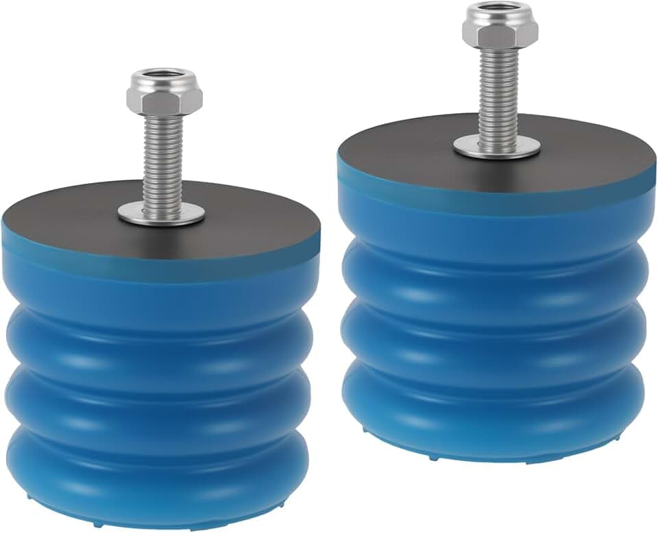ACROPIX Pair SSF60440 Rubber Bushing Suspension Kit for Toyota Tacoma 2016-2021 for Toyota Tundra 2000-2021 Car Rear Suspension Rubber Helper Springs Kit Axle Bump Stop Durable SES Set