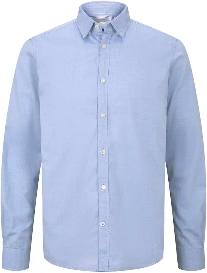 TOM TAILOR Herren Slim Fit Hemd aus Baumwolle