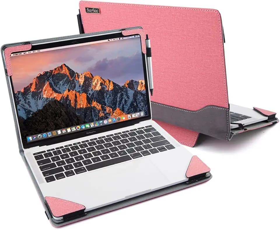 Stand Cover Case Compatible with 15" Acer Aspire 3 A315-59/58/56/55G/54/44/42/22/23/34,Aspire 5 A515 15.6 inch Laptop Protective Sleeve Hard Carry Case