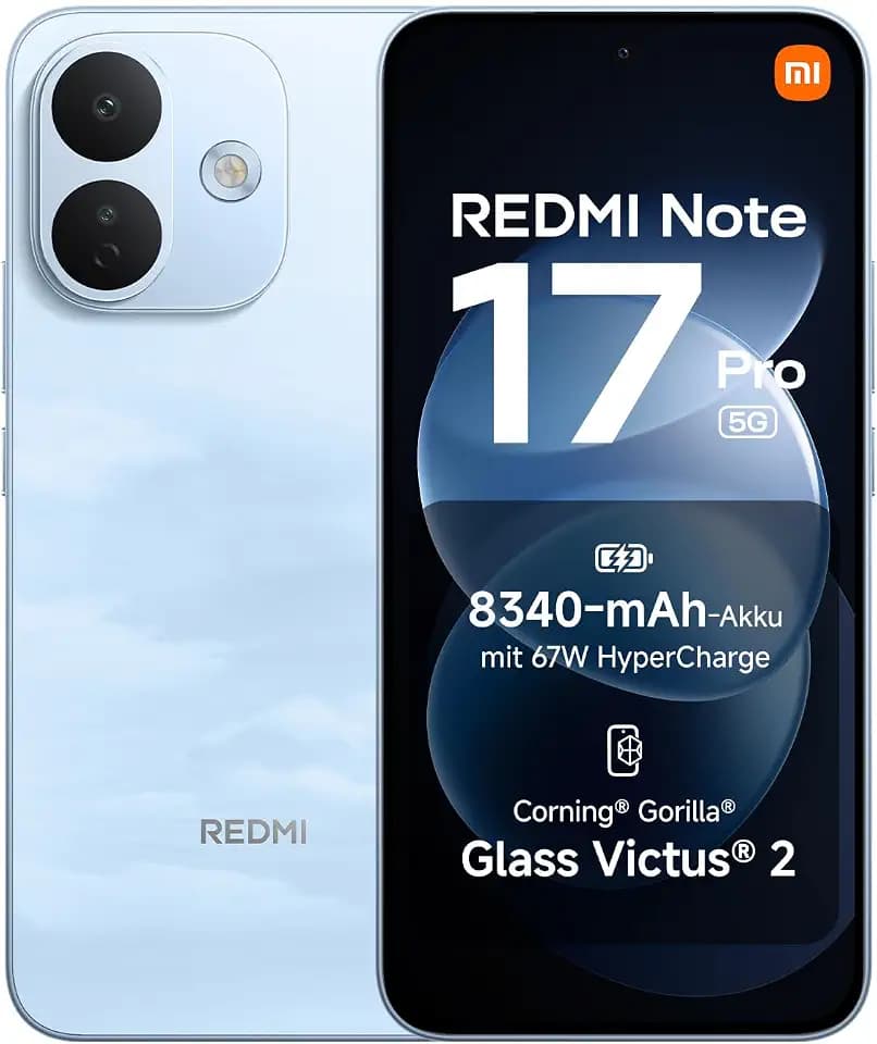 Xiaomi REDMI Note 17 Pro 5G, Smartphone 8+512 GB, Sky Blue, 8340 mAh Akku