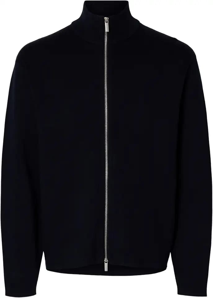 Herren Slhteller Fn Relaxed Zip Cardigan Noos