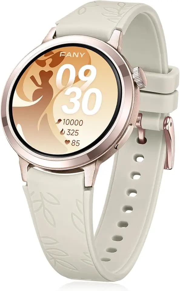 FANY Luna Smart Watch for Women, 1.1" AMOLED Small Women's Smartwatch