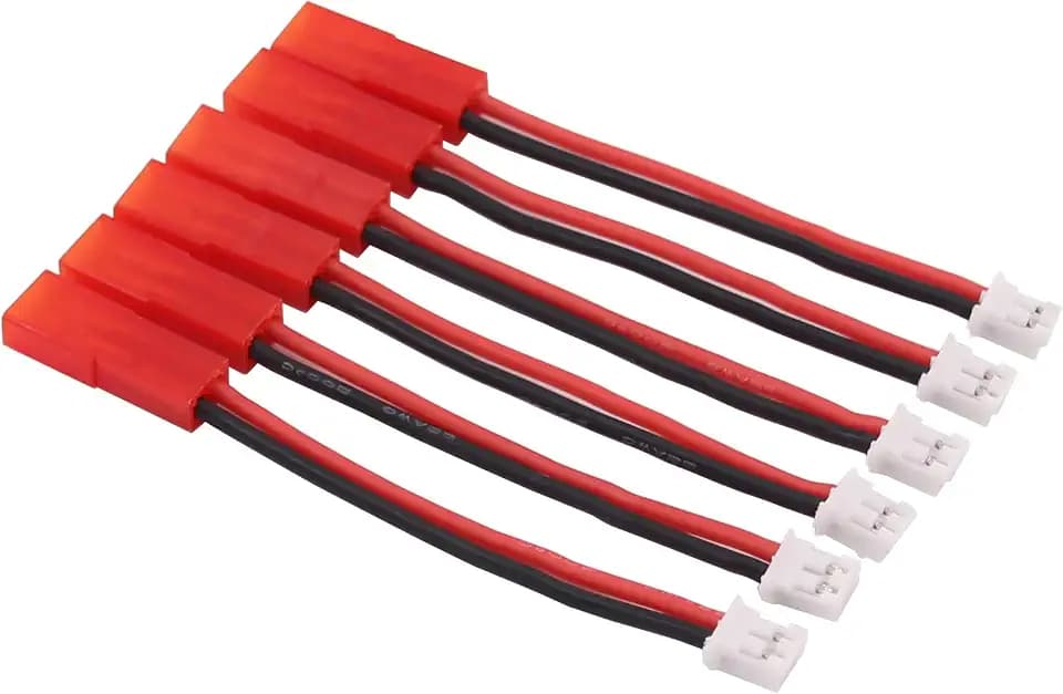 6pcs JST to PH 2P for E-Flite 120 SR to Blade mCP-X (Ultra Micro) Lipo Battery Adapter Cables(C166-6)